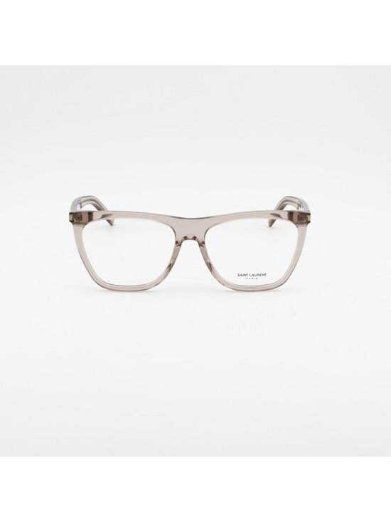 Saint Laurent SL518 004 Eyeglasses Brown 56mm Square Frame